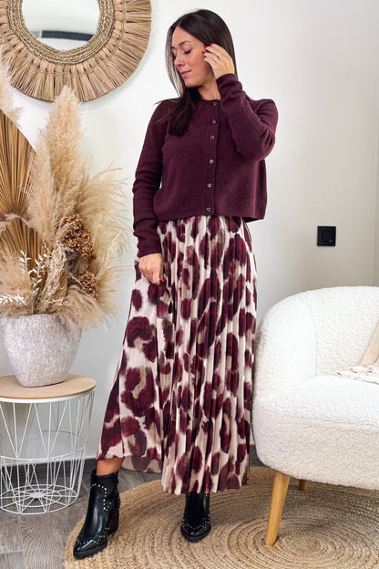 Gilet Chloé Bordeaux JDY
