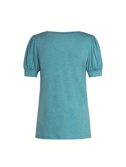 T-shirt Respirant En Coton À Manches En Pétales
