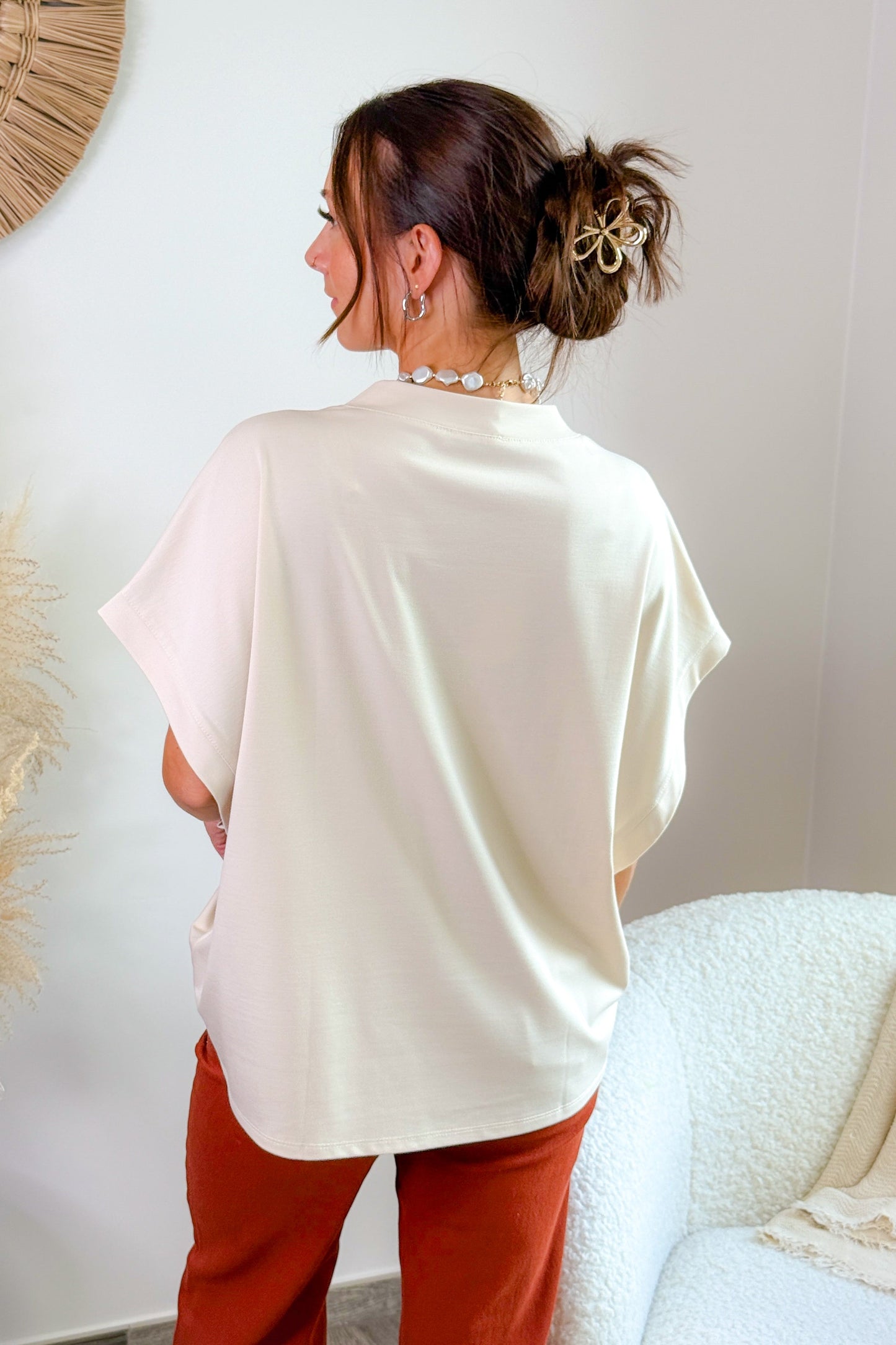 T-Shirt Ample  Aliony Beige