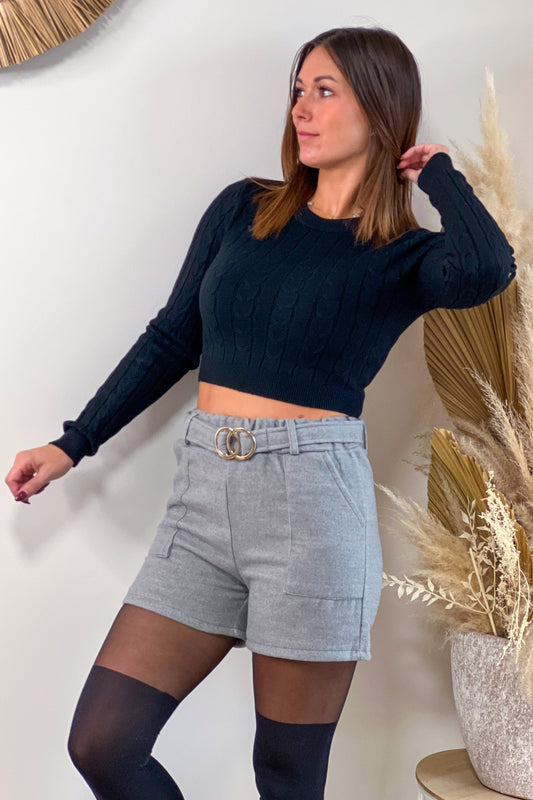 Short Laure Gris