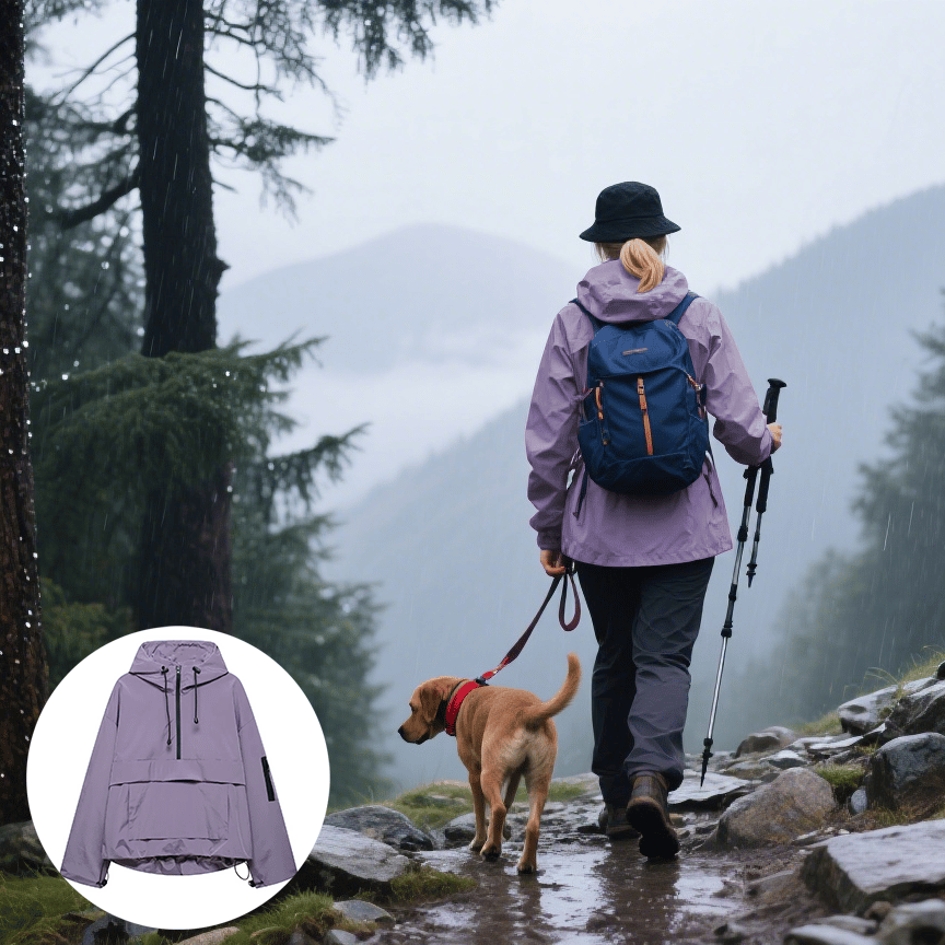 Veste imperméable 3-en-1 pour femmes pour aventures en plein air