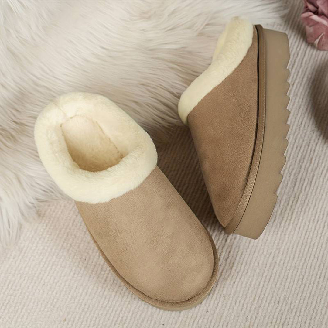 Chaussons Femme Douillets en Polaire, Faciles à Enfiler