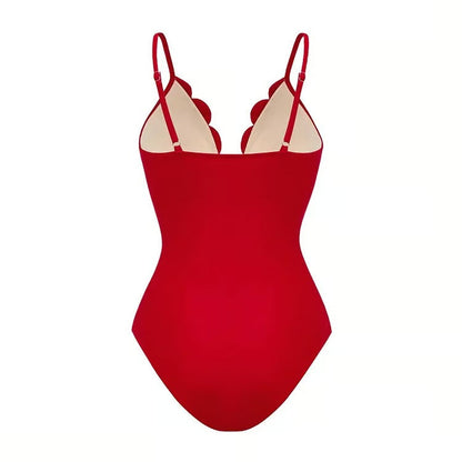 Ensemble Robe-Maillot Alice 2 Pièces (Rouge)
