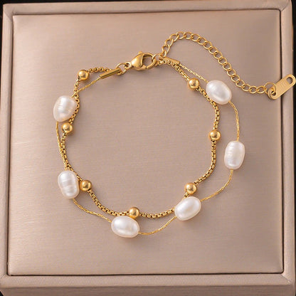 Alice Leroy® | Bracelet délicat à perles d'eau douce