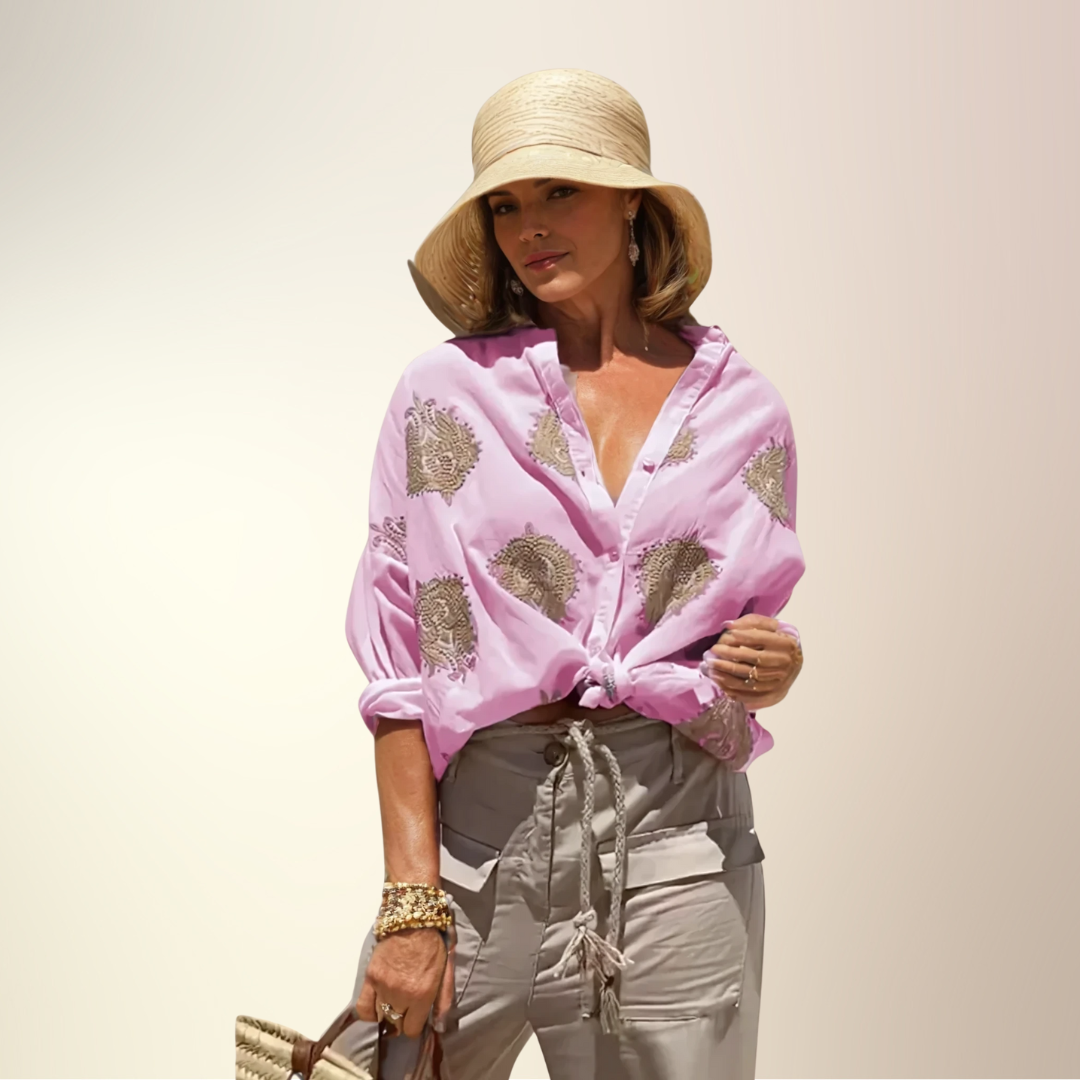 Océane Dubois® | Blouse bohème chic style Ibiza