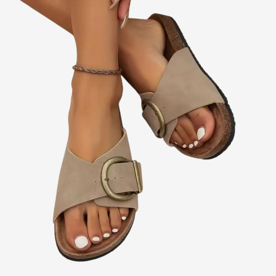Sabine™ Sandale Boucle Dorée