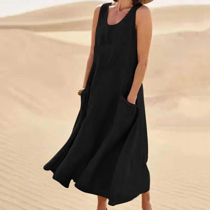 Robe sans manches pour femmes