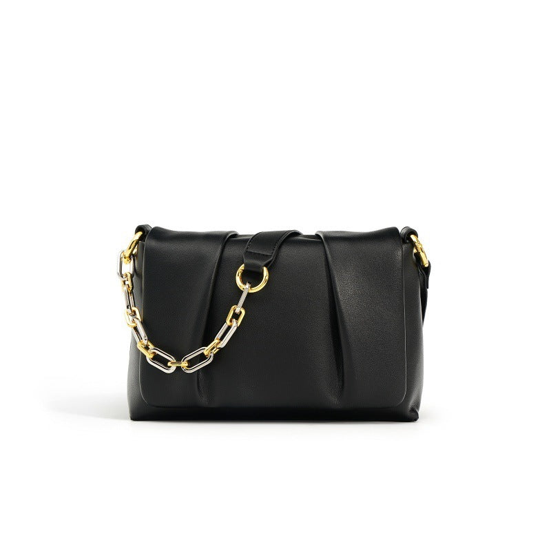 Sac à bandoulière en cuir grainé