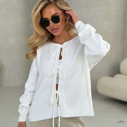 Chic Cardigan Court Lacé