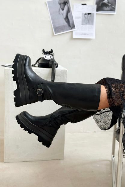 Botte Irina Noir Mollet XL