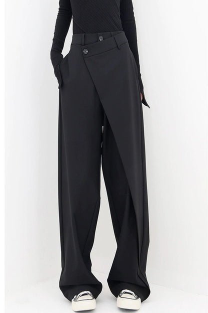 Pantalon à jambes larges fluide pour un style sans effort