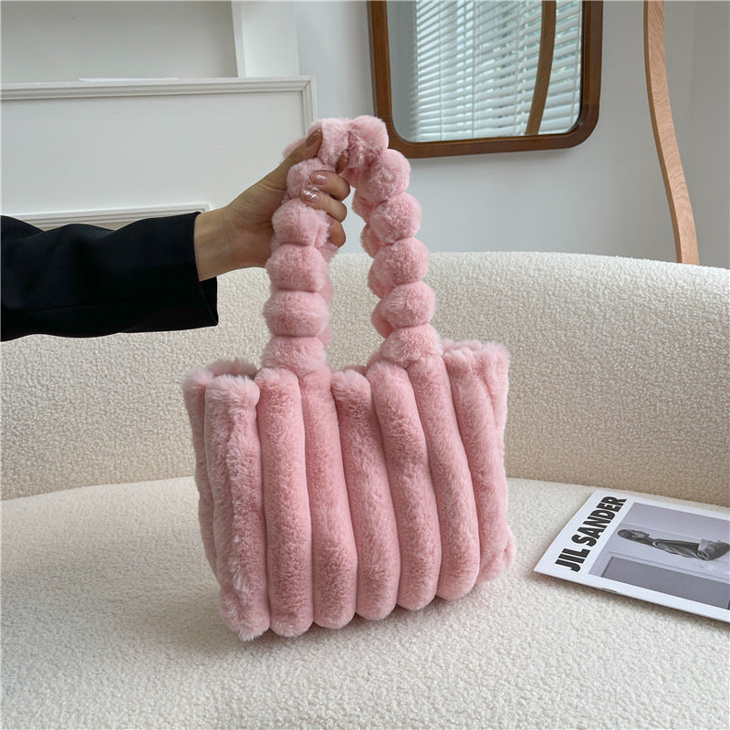 Sac fourre-tout en peluche