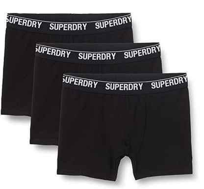 Pack 3 boxers SUPERDRY noir