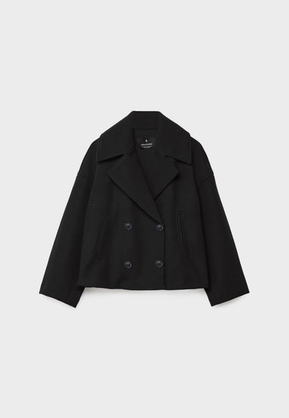 Veste courte chic à double boutonnage