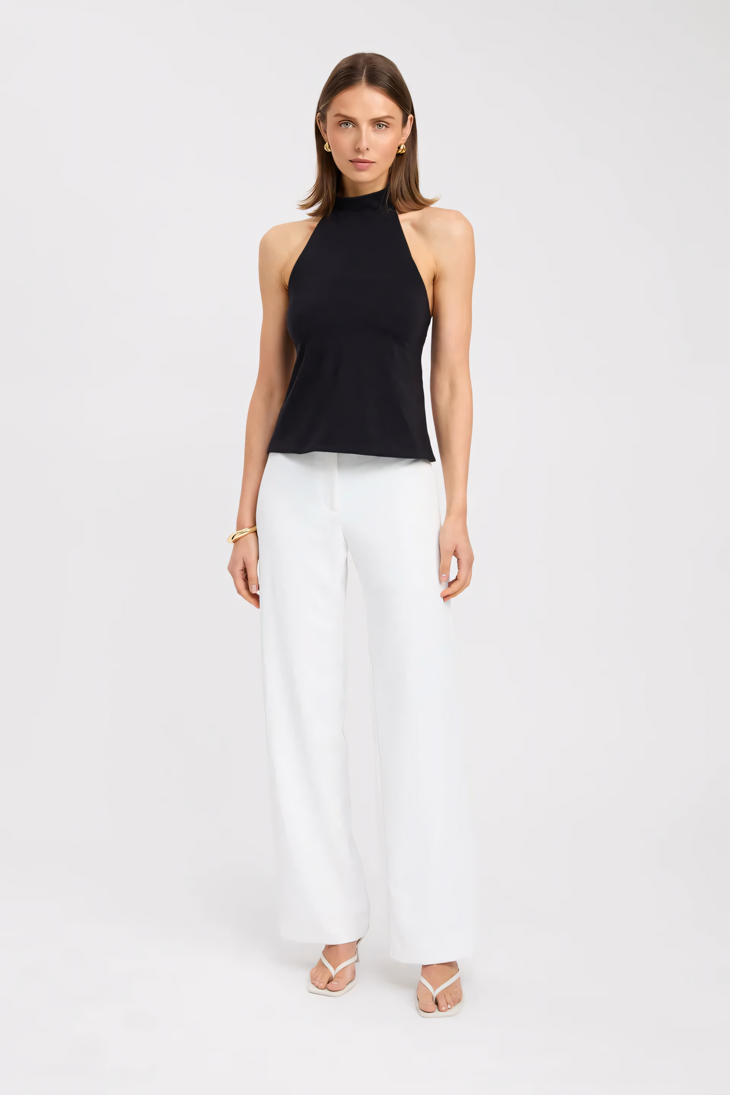Haut Kaye en mélange de lin léger pour un style sans effort
