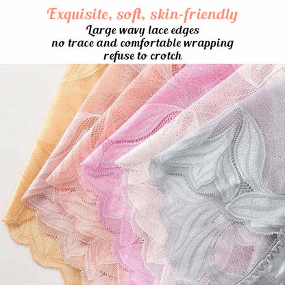 Emina™ - Paquet de sous-vêtements en dentelle de soie faits à la main pour femmes