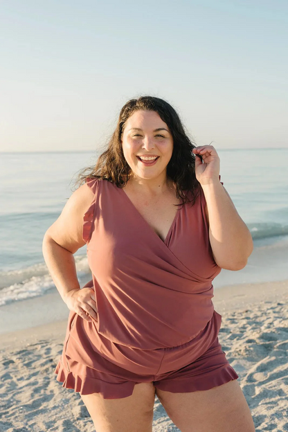 Maillot de bain gainant avec soutien-gorge intégré