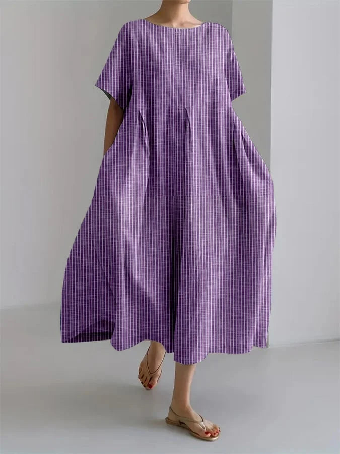 Bianca | Robe longue décontractée au style vintage et à la coupe agréable