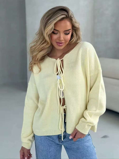 Chic Cardigan Court Lacé