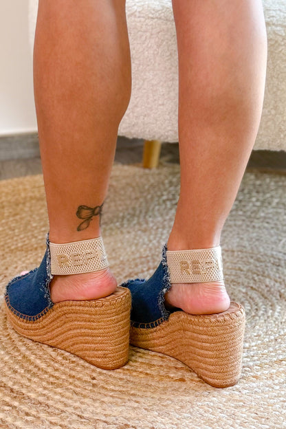 Sandales compensées Jess Tyne Jeans Replay