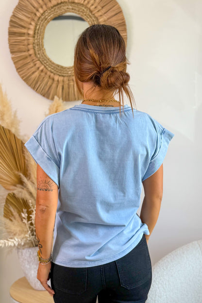 T-Shirt " Soho" Bleu