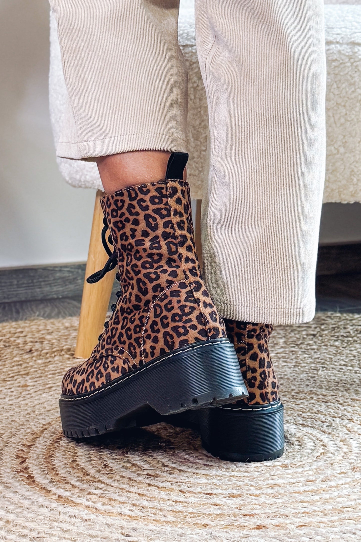 Boots Shona Léopard