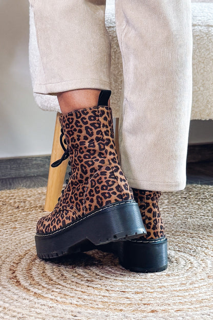Boots Shona Léopard