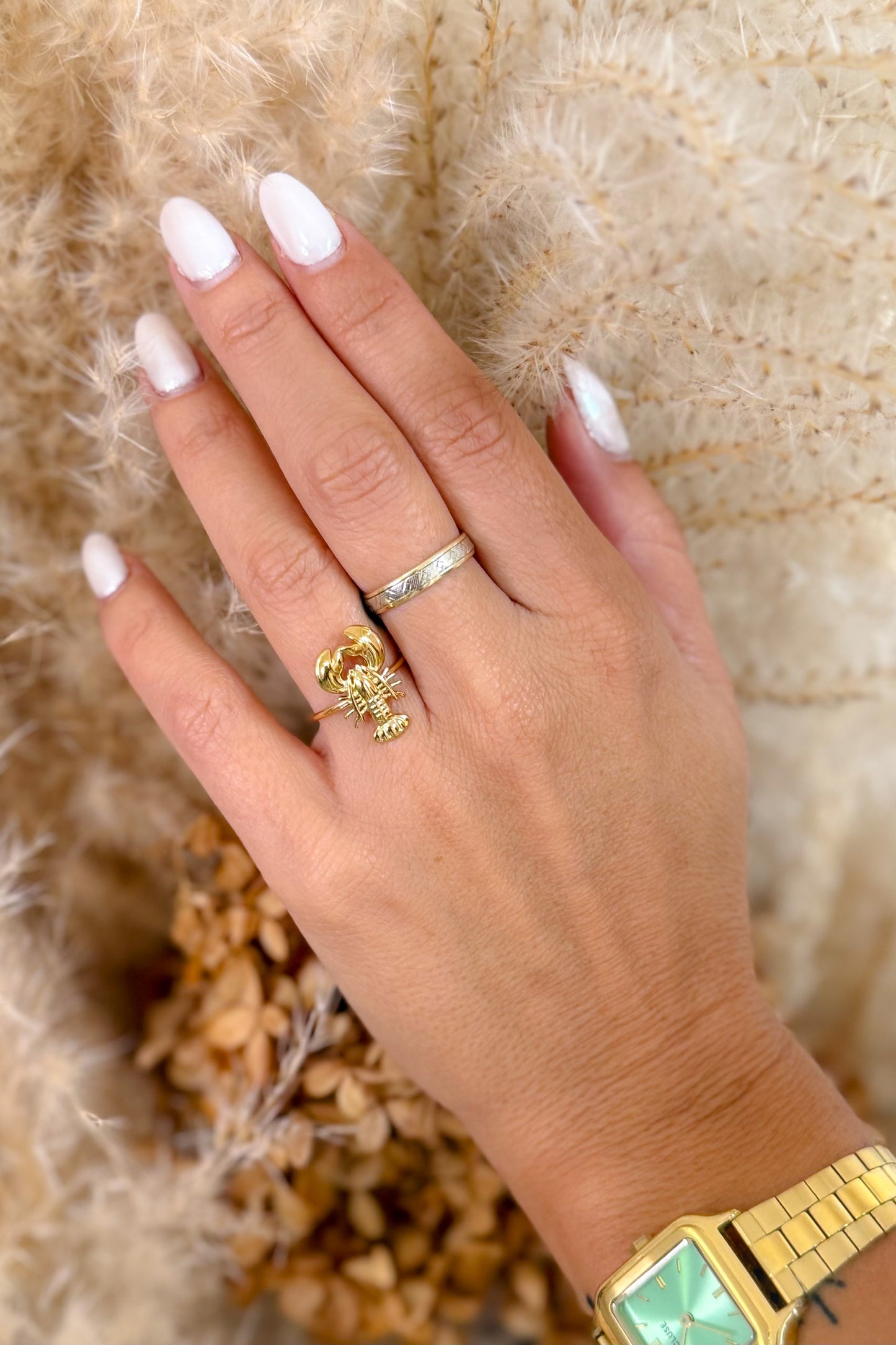 Bague Crabe Dorée