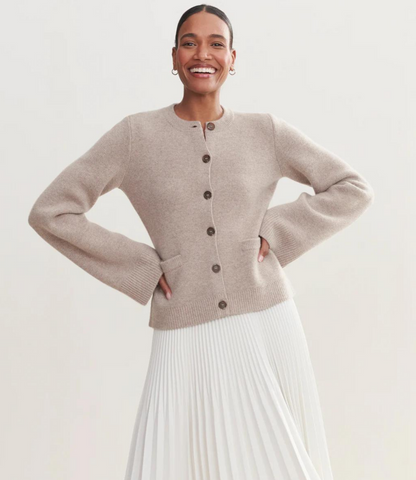 BELLAMY – CARDIGAN ÉLÉGANT À MANCHES ÉVASÉES