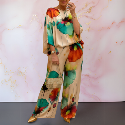Ysella™ - Ensemble Satiné Deux Pièces pour Femmes au Style Audacieux et Raffiné