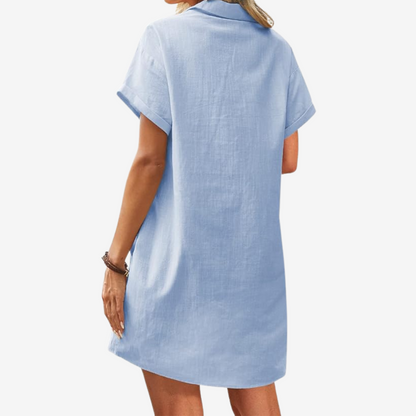 Sidonie™ Robe en Lin Légère
