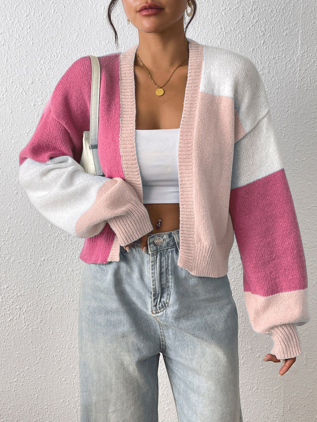 Cardigan en tricot chaud et confortable pour les jours froids