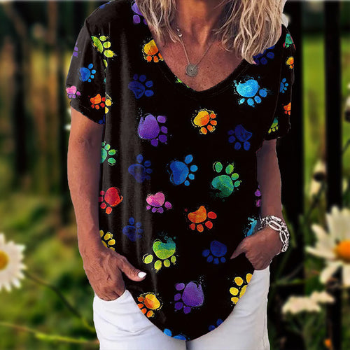 T-shirt à manches courtes imprimé en 3D, décontracté,