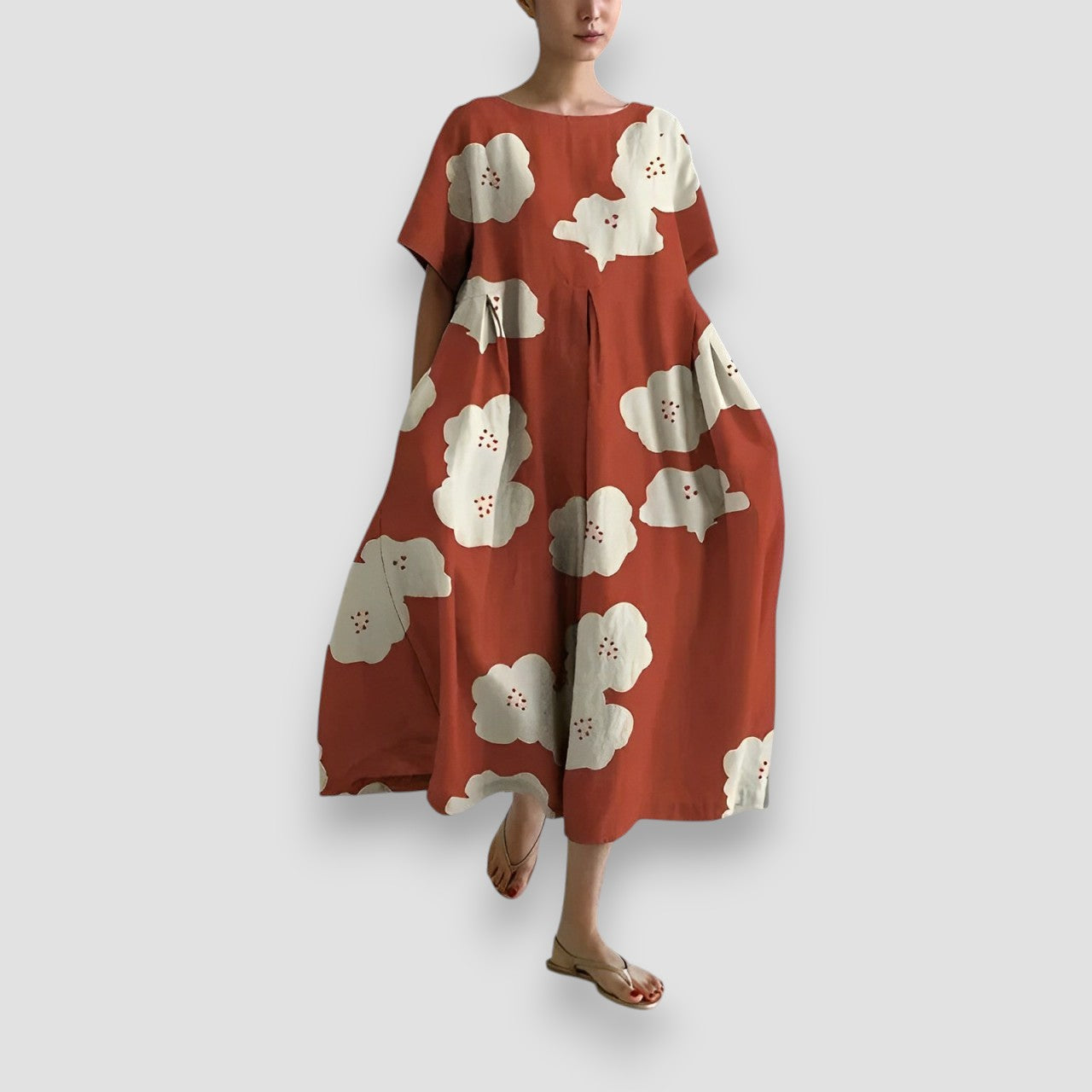 Romine | Robe fleurie