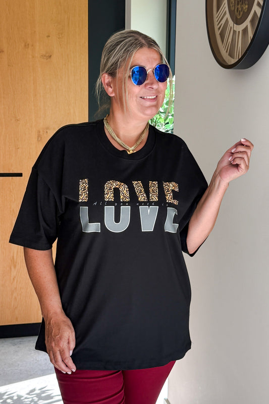 T-Shirt CarKourtney Noir Carmakoma