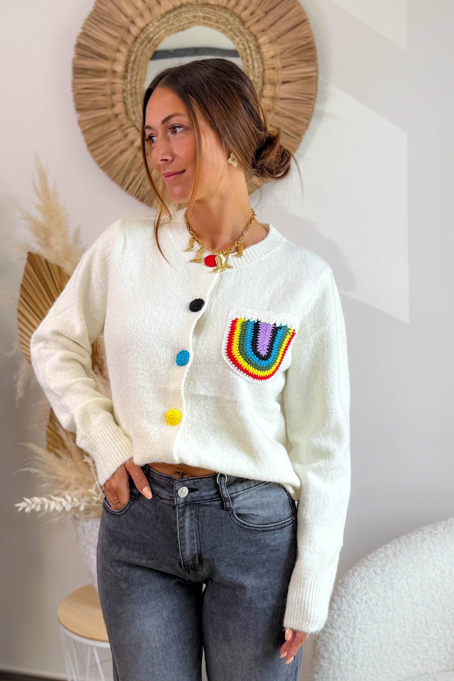 Gilet Gribella Blanc