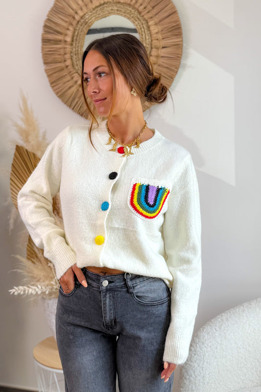 Gilet Gribella Blanc