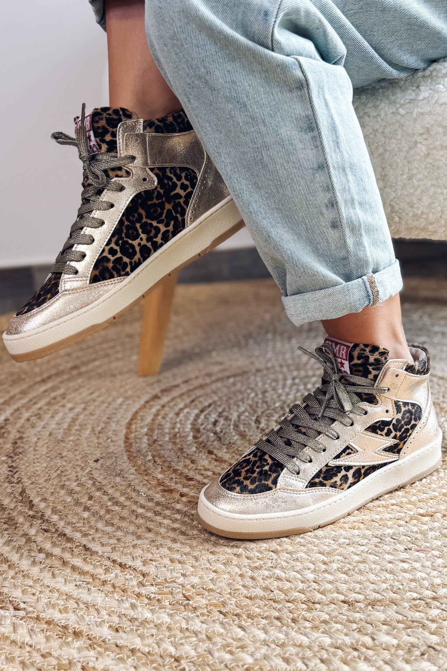 Basket Semerdjian Ariana Léopard