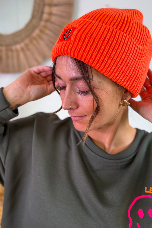 Bonnet Smiley Orange