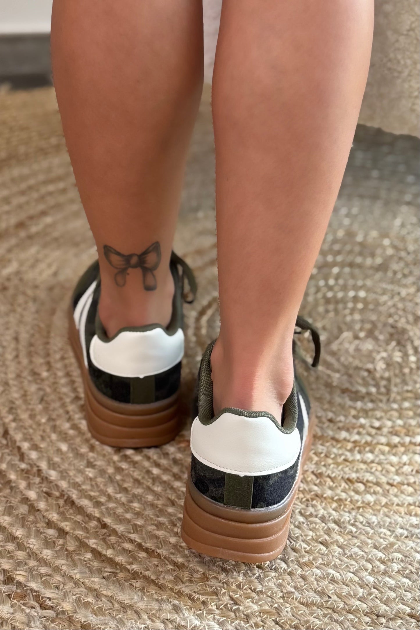 Baskets Addax Kaki Camouflage