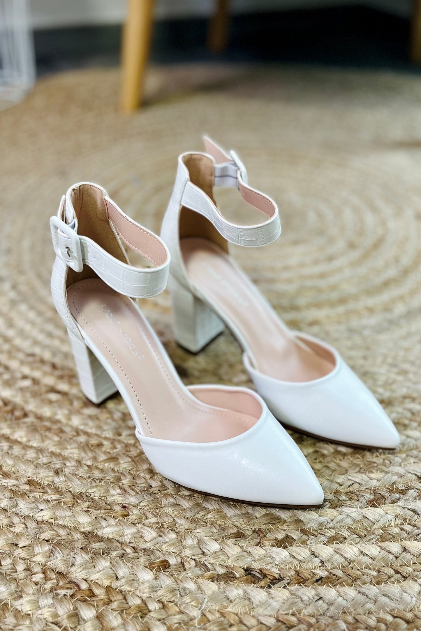 Chaussures à Talon Inda Blanc