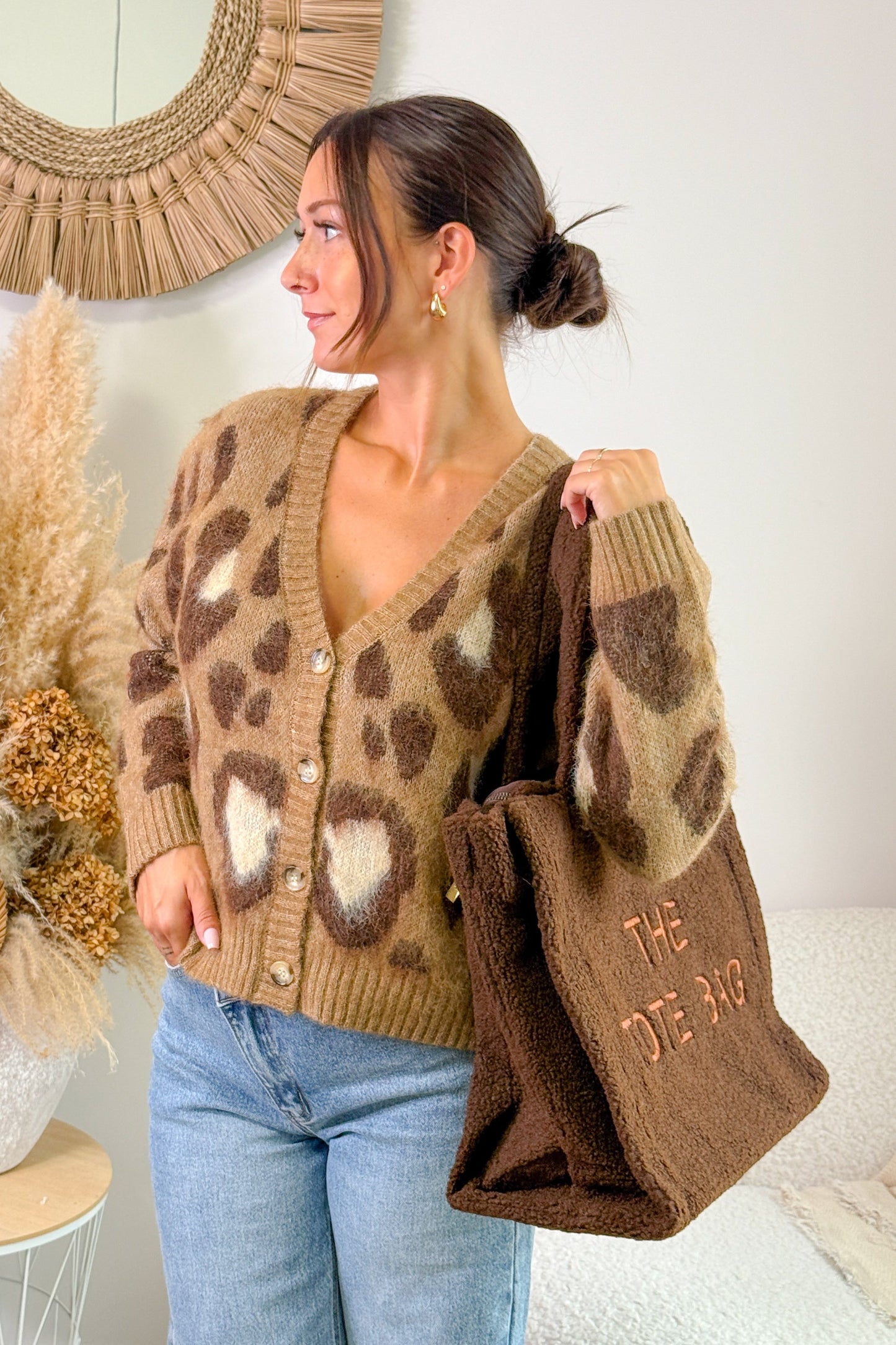 Grand Tote Bag Teddy Choco