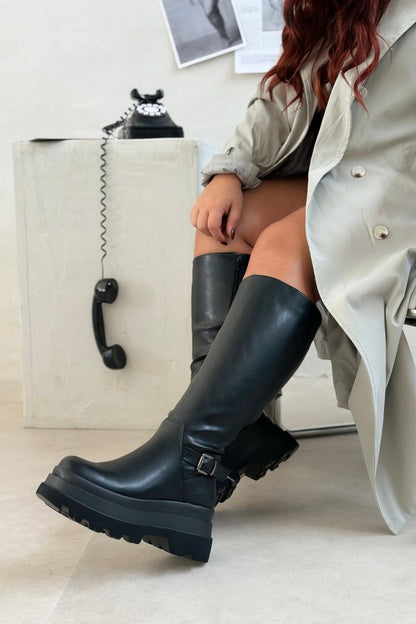 Botte Irina Noir Mollet XL