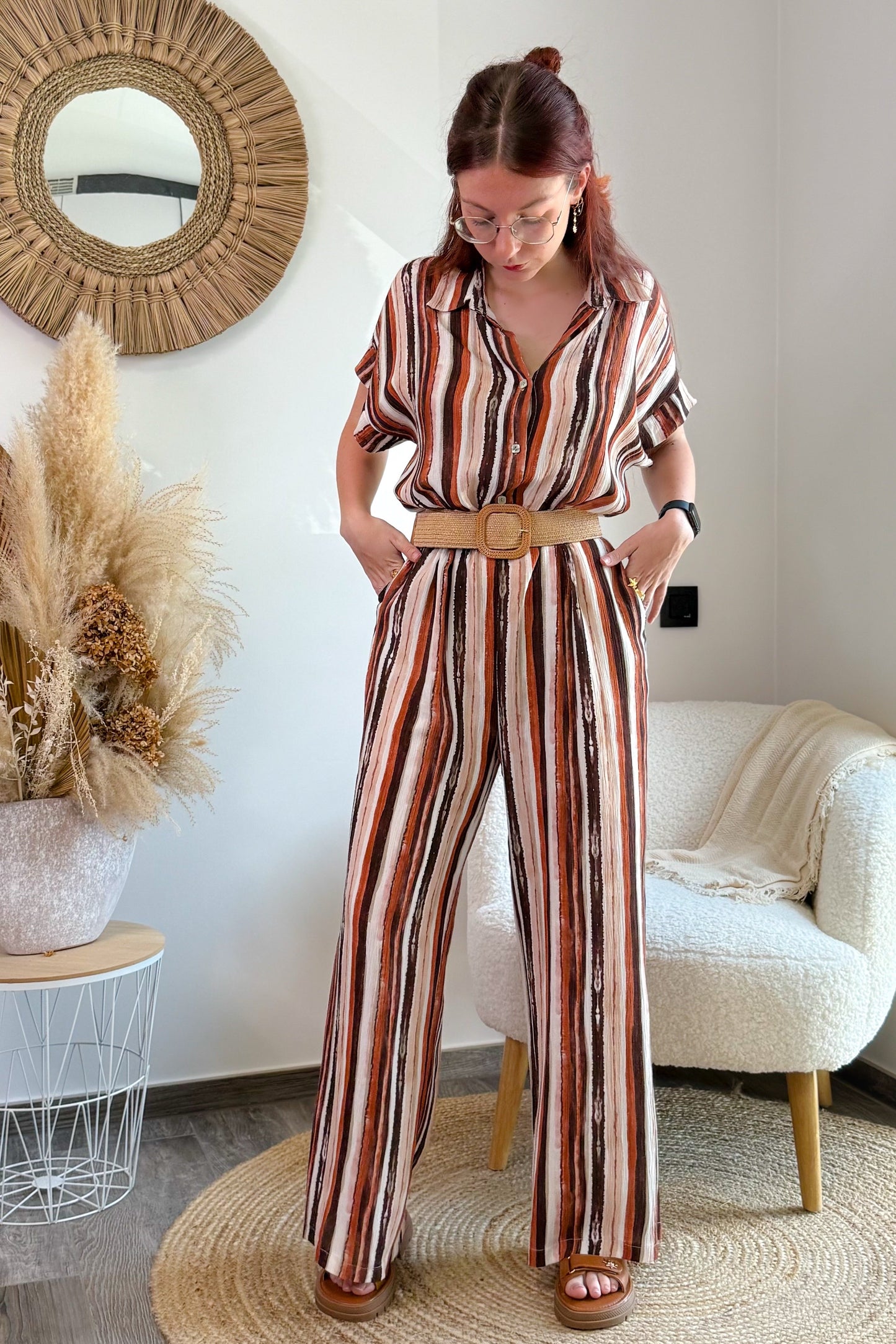 Combi Pantalon Isauria Choco