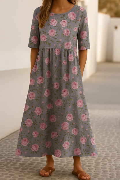 Aniya™ | Robe Maxi Décontractée Imprimée