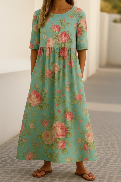 Aniya™ | Robe Maxi Décontractée Imprimée