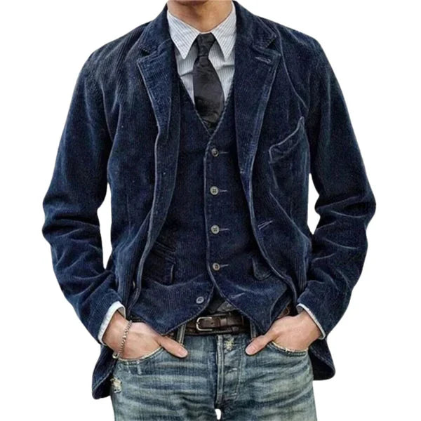 Antoine™ | Veste Gilet Homme Velours Côtelé