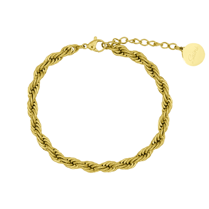 Élodie Lavin® | Twisted Bracelet plaqué or 14 carats