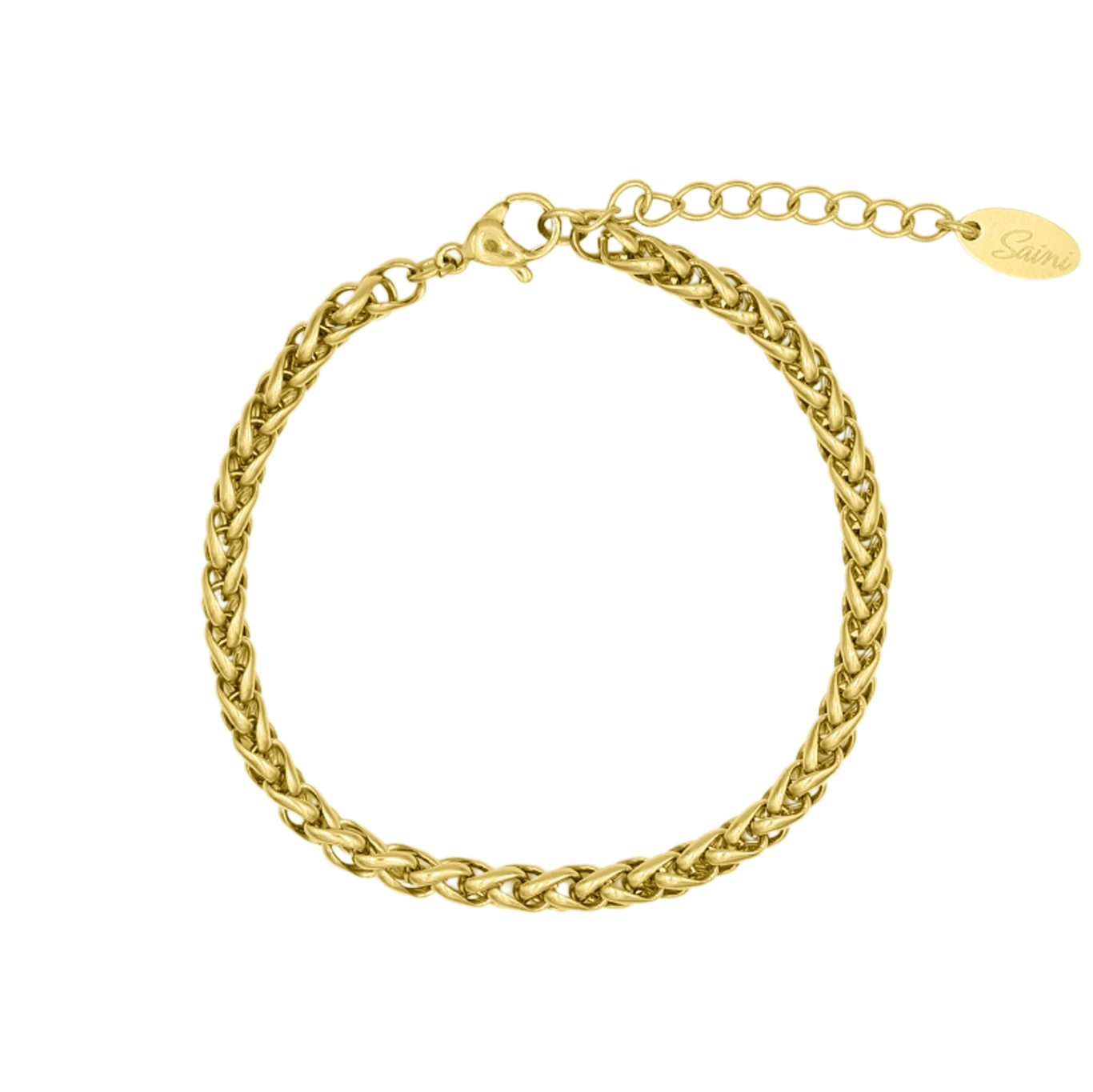 Léa Blanchet® | Saini's Bow Bracelet plaqué or 14 carats