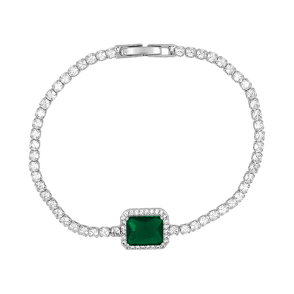 Alice Leroy® | Bracelet Tennis Emerald 14K plaqué or